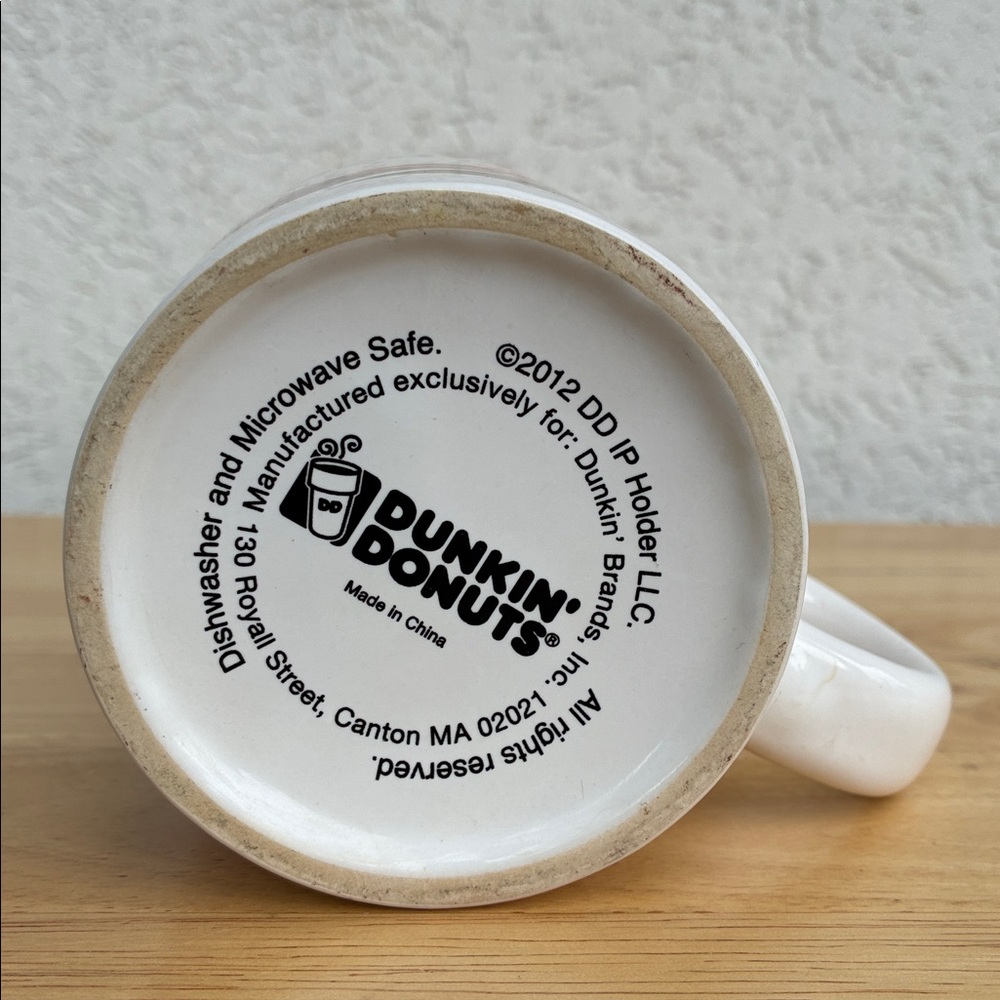 Dunkin’ Donuts Massachusetts mug 2012. - Picture 8 of 9